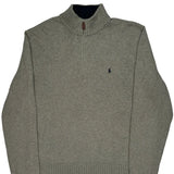 Polo By Ralph Lauren 1/4 Zip - 2XL Gray Cotton