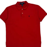 Ralph Lauren Polo Shirt - Medium Red Cotton