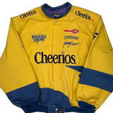 Roush Racing Jh Designs Cheerios Nascar Bomber Jacket - 4XL Blue Polyester