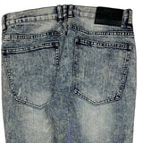 Unbranded Graphic Jeans - 34W 30L Light Wash Cotton