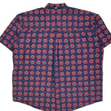 Salty Dog Gant Short Sleeve Shirt - XL Blue Cotton