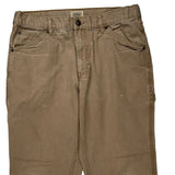 Schmidt Carpenter Trousers - 35W 30L Brown Cotton