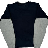 Age 11-12 Steelers Reebok Nfl Long Sleeve T-Shirt - Medium Black Cotton