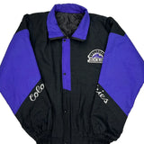 Colorado Rockies Unbranded Mlb Jacket - XL Black Nylon