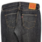 Levis 501 Jeans - 34W 28L Dark Wash Denim