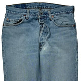501 Levis Jeans - 31W 30L Light Wash Denim