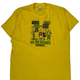 Screen Stars Graphic T-Shirt - XL Yellow Cotton Blend