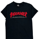 Thrasher Graphic T-Shirt - Small Black Cotton