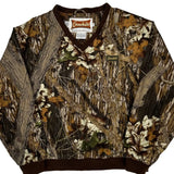 Gamehide Camo Long Sleeve T-Shirt - Medium Brown Polyester