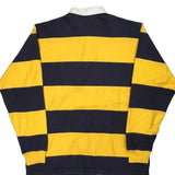 Polo Sport Striped Rugby Shirt - Large Yellow Cotton