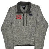 Boston University Swim & Dive Patagonia College Fleece - Small Gray Polyester