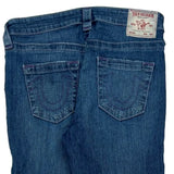 True Religion Skinny Jeans - 28W US 4 Blue Cotton Blend