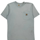 Carhartt T-Shirt - Small Light Wash Cotton