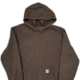 Carhartt Hoodie - XL Brown Cotton