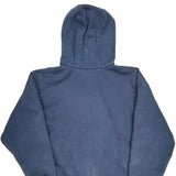J149 Carhartt Hoodie - Large Blue Cotton Blend