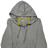 Nike Hoodie - Large Grey Cotton Blend