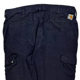 Carhartt Cargo Trousers - 38W 31L Navy Cotton