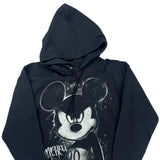 Mickey Mouse Disney Cartoon Hoodie - Medium Black Cotton Blend