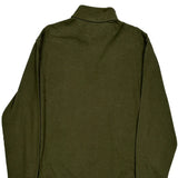 Polo By Ralph Lauren 1/4 Zip - Large Green Cotton
