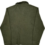 Polo By Ralph Lauren 1/4 Zip - Large Green Cotton