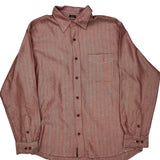 Ecko Unltd Striped Shirt - XL Red Cotton