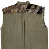Scottish Greys Camo Denim Gilet - Large Khaki Cotton
