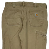 Carhartt Carpenter Pants - 36W 32L Khaki Cotton