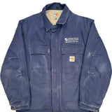 Maintenance Services Carhartt Jacket - Large Blue Cotton