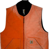 Carhartt Vest - Small Orange Cotton