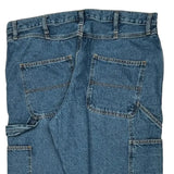 Unbranded Carpenter Pants - 36W 30L Blue Cotton