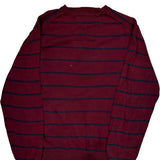 Tommy Hilfiger Striped Sweater - Medium Blue Cotton