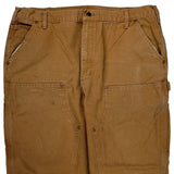 Carhartt Double Knee Carpenter Pants - 38W 31L Brown Cotton