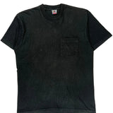 90S Blank Fruit Of The Loom T-Shirt - XL Black Cotton