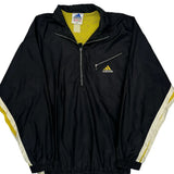 Adidas Windbreaker - Large Yellow Polyester