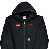 Psc Monroe Mi 250,000 Man Hours Carhartt Jacket - Large Black Cotton