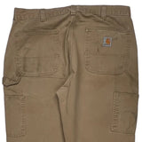 Carhartt Carpenter Trousers - 34W 34L Brown Cotton