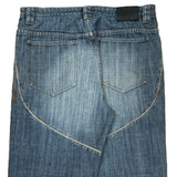 Sean John Wide Leg Jeans - 36W 29L Blue Cotton