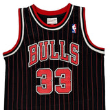 Chicago Bulls Mitchell & Ness #33 Pippen Jersey - Large Black Polyester
