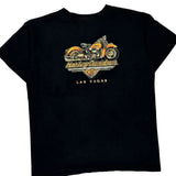Las Vegas Harley Davidson Graphic T-Shirt - XL Black Cotton