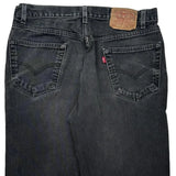 Levis Jeans - 36W 30L Black Cotton