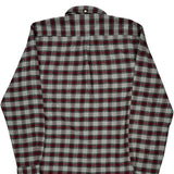 Tailored Fit Barbour Checked Flannel Shirt - XL Gray Cotton