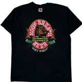 Hogs Breath Saloon Fruit Of The Loom Single Stitch T-Shirt - XL Black Cotton