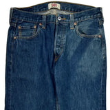 501 Levis Jeans - 32W 31L Blue Cotton
