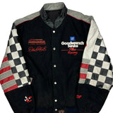 Goodwrench Service Plus Racing Chase Authentics Nascar Varsity Jacket - XL Black Polyester