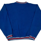Buffalo Bills Logo Athletics Football Sweatshirt - Large Blue Cotton Blend