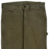 Dickies Carpenter Pants - 34W 31L Green Cotton