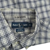 Blake Ralph Lauren Checked Shirt - Large White Cotton