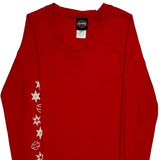 Shiawassee Harley Davidson Harley Davidson Graphic Long Sleeve T-Shirt - XL Red Cotton
