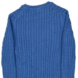 Tommy Hilfiger Logo Tommy Hilfiger Sweater - Large Blue Cotton