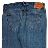 501 Levis Jeans - 36W 31L Blue Cotton